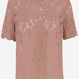 TOP IN PIZZO A CORDONCINO FLOREALE IN MISTO VISCOSA E COTONE F8V21T HLM7LF0473 DOLCE & GABBANA 