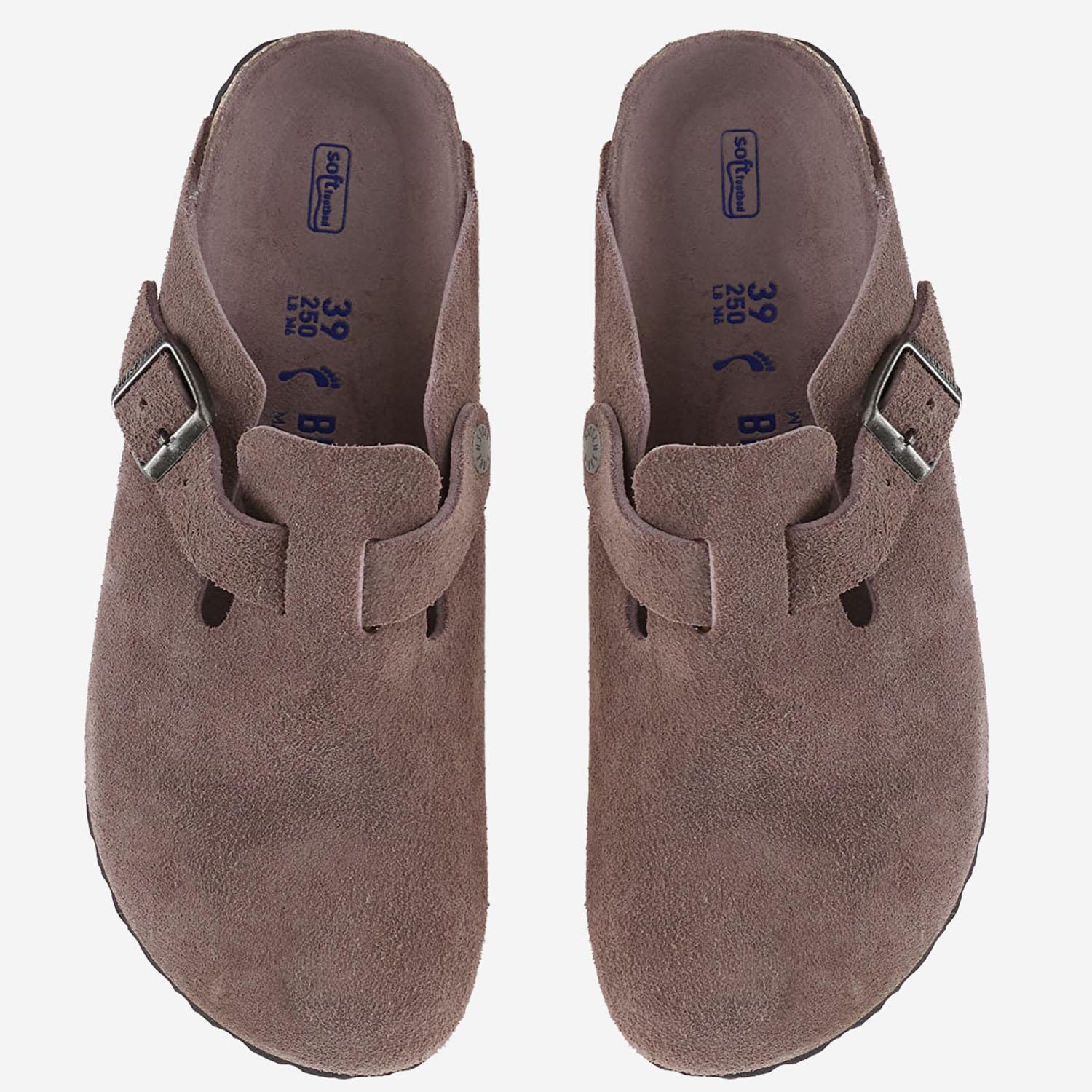 MULES BOSTON IN SUEDE 1031577 PURPLE BIRKENSTOCK 