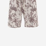 SHORTS DA BAGNO IN NYLON CON STAMPA TROPICALE GUS0010 01543L MC2 SAINT BARTH 