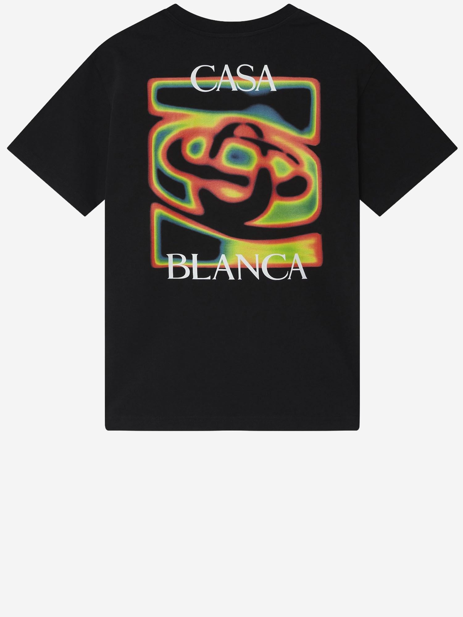 T-SHIRT IN COTONE CON LOGO MSP26JTS001 06 CASABLANCA 