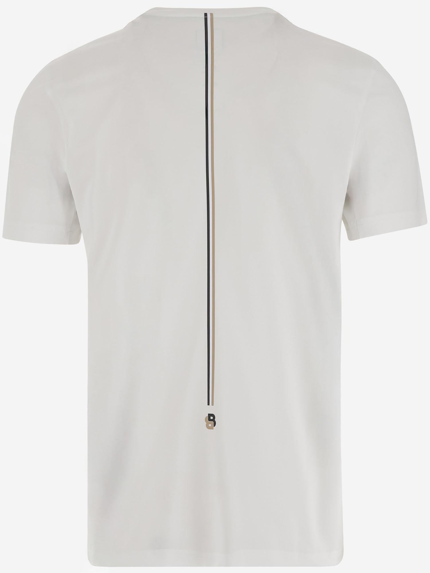 T-SHIRT IN NYLON STRETCH CON LOGO 50543328 100 HUGO BOSS 