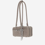 Baguette in pelle scamosciata PF25315AGR GREY SELF PORTRAIT 