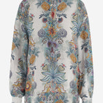 CAMICIA IN VISCOSA CON STAMPA BOTANICA 80PAL233 NS837217 JUST CAVALLI 