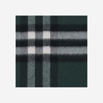 SCIARPA IN CASHMERE CON MOTIVO CHECK 8094653 DARK FERN GREEN BURBERRY 