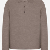 POLO A MANICHE LUNGHE BERTRAM IN CASHMERE 1434Y498 LPB THE ROW 