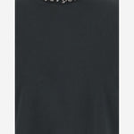 T-SHIRT IN COTONE CON CRISTALLI GWP01874 P00189790456 GOLDEN GOOSE 