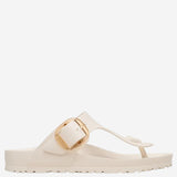 MULES GIZEH BIG BUCKLE 1031366 EGGSHELL BIRKENSTOCK 