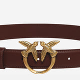 CINTURA IN PELLE CON LOGO 100125 A0F1L74Q PINKO 