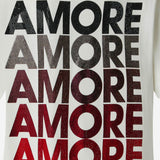 T-shirt con lettering Amore in strass 105526 A33IZR2 PINKO 