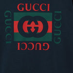 T-SHIRT IN COTONE CON STAMPA LOGO 784361 XJGKA4735 GUCCI 