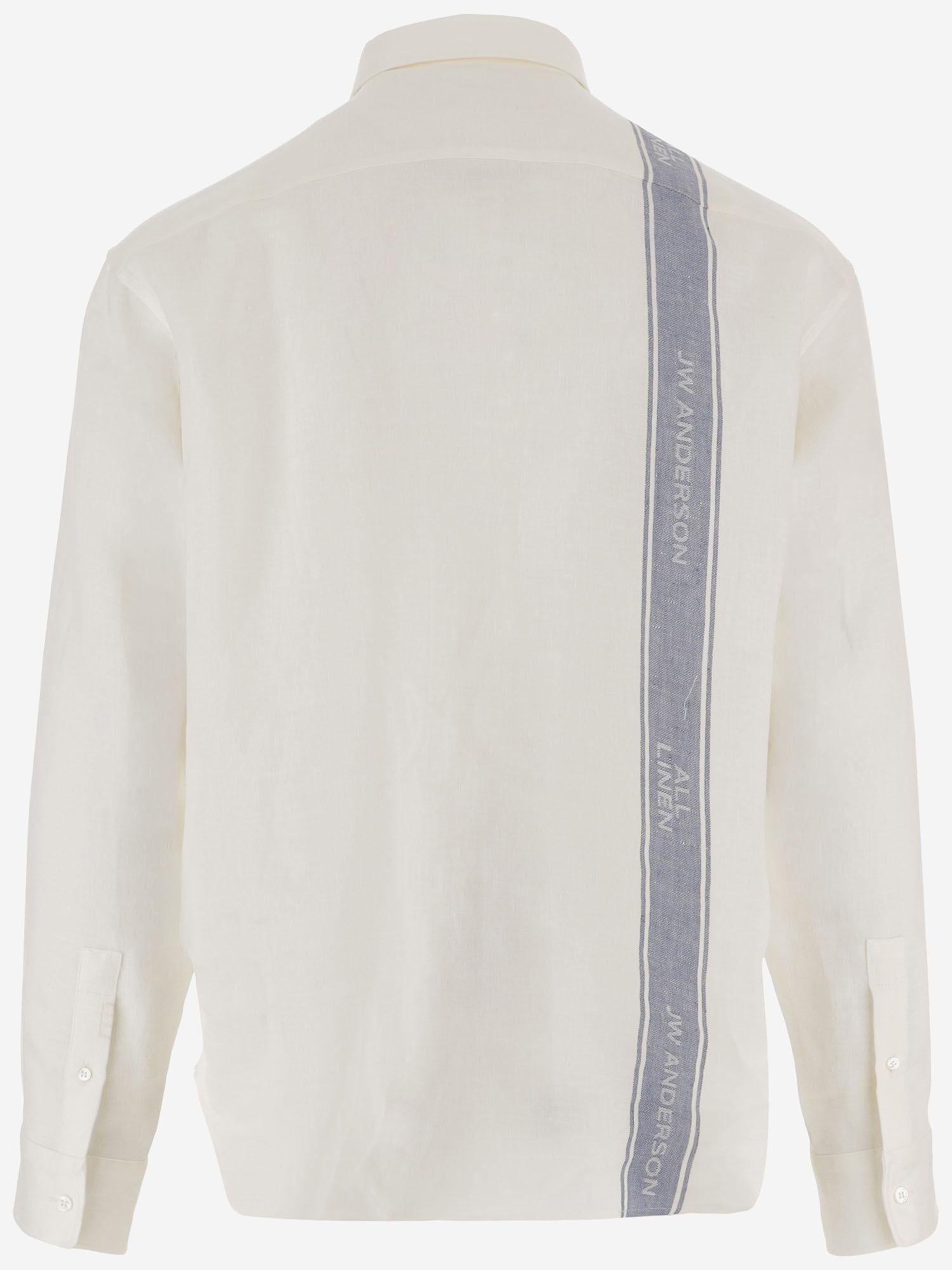 CAMICIA IN LINO CON LOGO SH0385 PG1898614 JW ANDERSON 