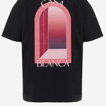 T-SHIRT IN COTONE CON STAMPA MSS26JTS001 11 CASABLANCA 
