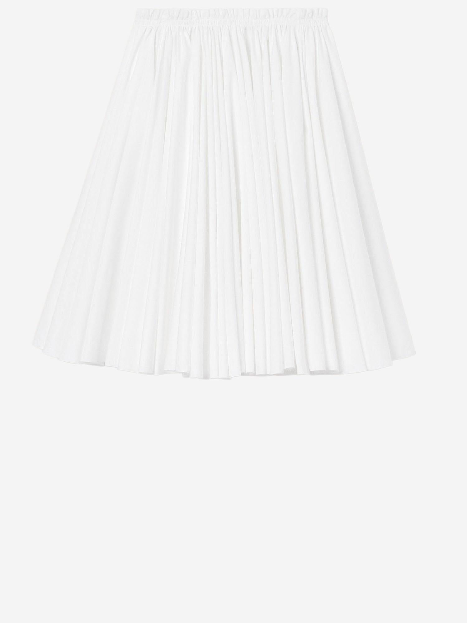 Gonna midi in cotone FSK444CO0063 100 AMI 