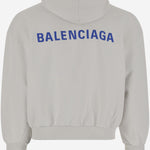 FELPA CON CAPPUCCIO IN CTONOE CON LOGO 803264 TSVP18016 BALENCIAGA 