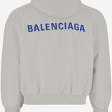 FELPA CON CAPPUCCIO IN CTONOE CON LOGO 803264 TSVP18016 BALENCIAGA 