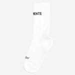 CALZINI IN MISTO COTONE STRETCH CON LOGO UE54SO140W WHITE VETEMENTS 