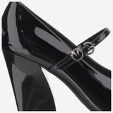 DECOLLETÉ IN PELLE LUCIDA SD0415 E002Z99 PINKO 