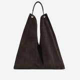 BORSA IN PELLE SCAMOSCIATA BINDLE THREE W1263L613 BRMS THE ROW 