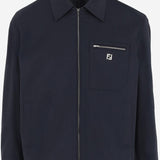 GIACCA IN COTONE STRETCH CON LOGO FW1393 AUVIF0PTH FENDI 