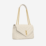 BORSA LOULOU IN PELLE DI AGNELLO TRAPUNTATA 803541 AAEAX9207 SAINT LAURENT 
