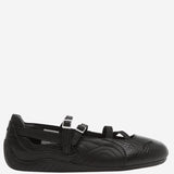 BALLERINE SPEEDACAT IN PELLE 40532701 BLACKCOOLDARKGRAY PUMA 
