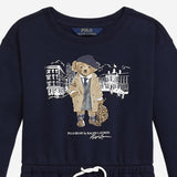 ABITO IN MISTO COTONE CON STAMPA POLO BEAR 312979035 001 POLO RALPH LAUREN KIDS 