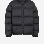 PIUMINO IMBOTTITO IN NYLON CON LOGO UE54JA660B BLACK VETEMENTS 