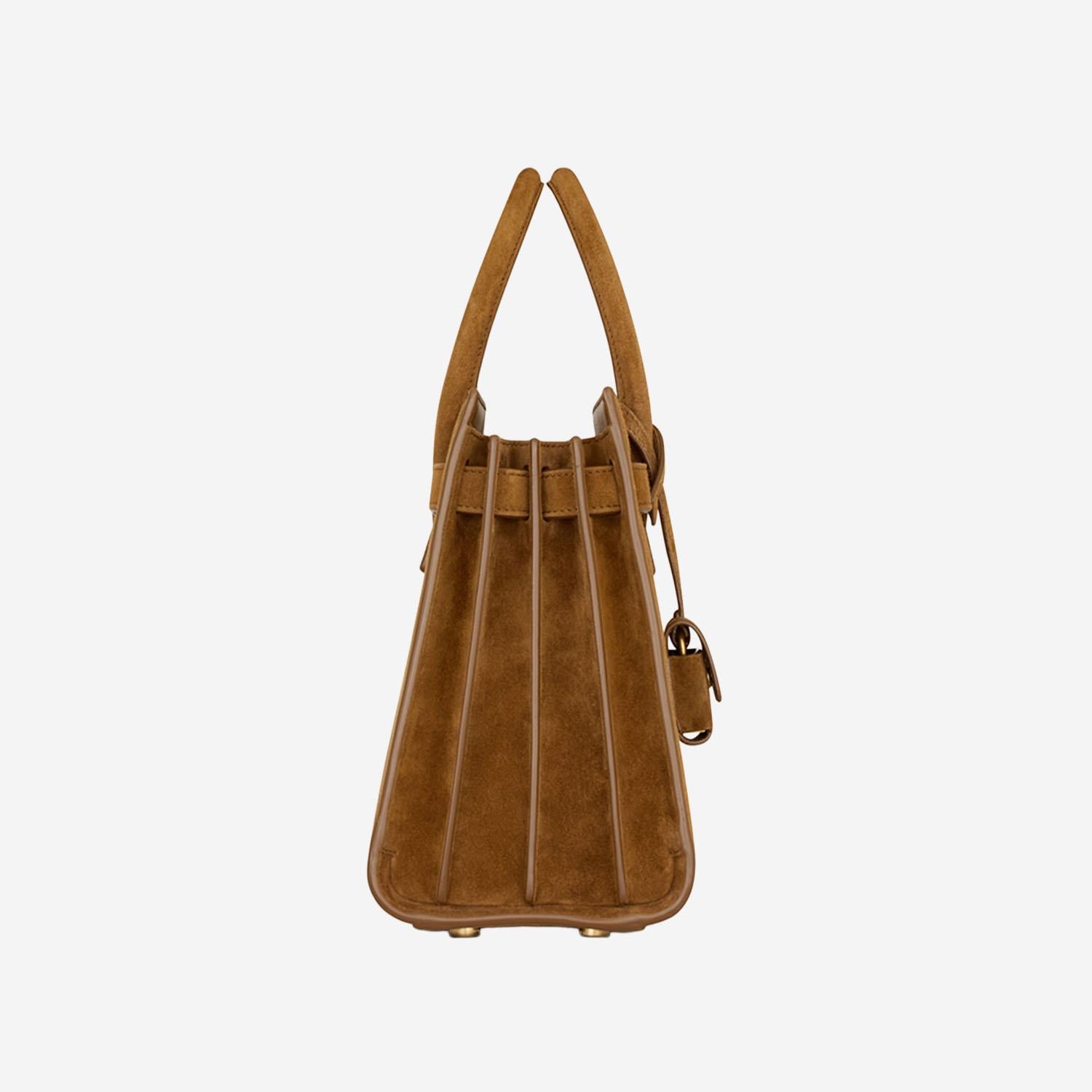 Borsa SAC DE JOUR in suede 421859 1U80W2916 SAINT LAURENT 