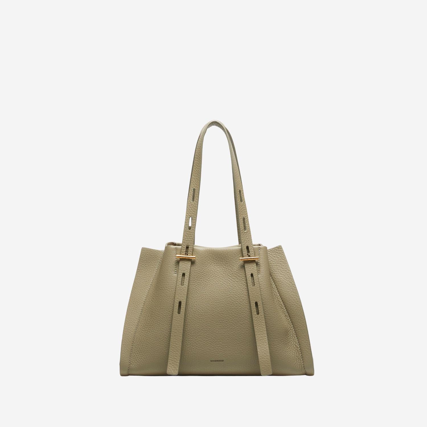 BORSA PAULINA IN PELLE MARTELLATA PAULINA AIREP1850 MINOBOSSI 