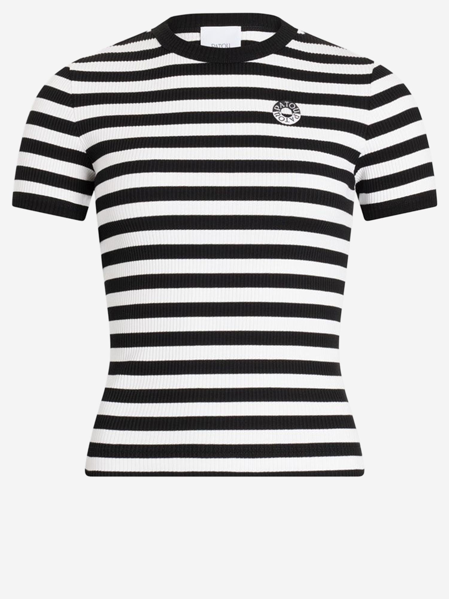 T-SHIRT IN COTONE CON MOTIVO A RIGHE JE2329966 5961 PATOU 