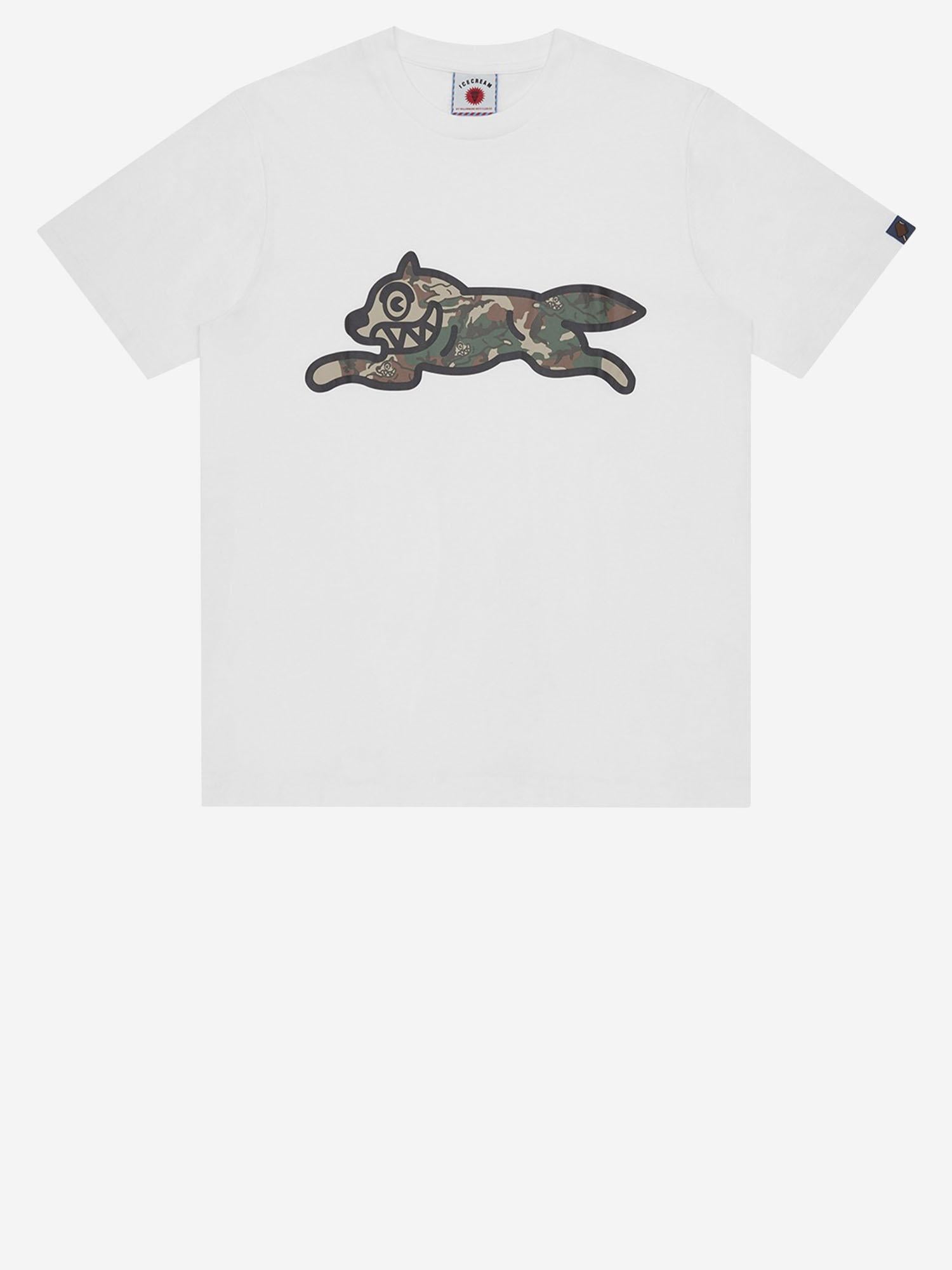 T-SHIRT IN COTONE CON LOGO IC25380 WHITE ICECREAM 