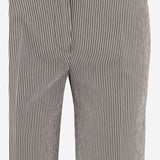 PANTALONI IN MISTO COTONE STRETCH A RIGHE MELODYB 5063573 QL2 