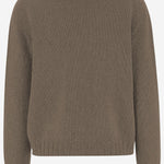CARDIGAN IN CASHMERE D229WS BROWNMOULINE OLIVER LATTUGHI 