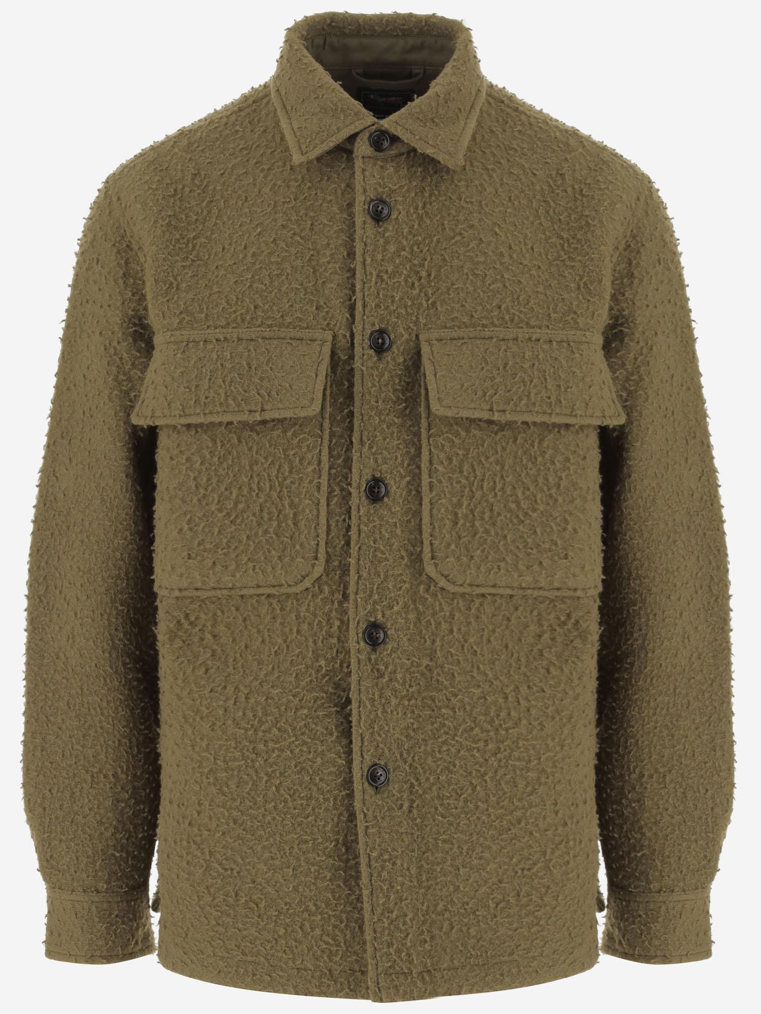 CAMICIA OVERSHIRT IN MISTO LANA CFBLSI2004MRUT5234 6660 WOOLRICH 
