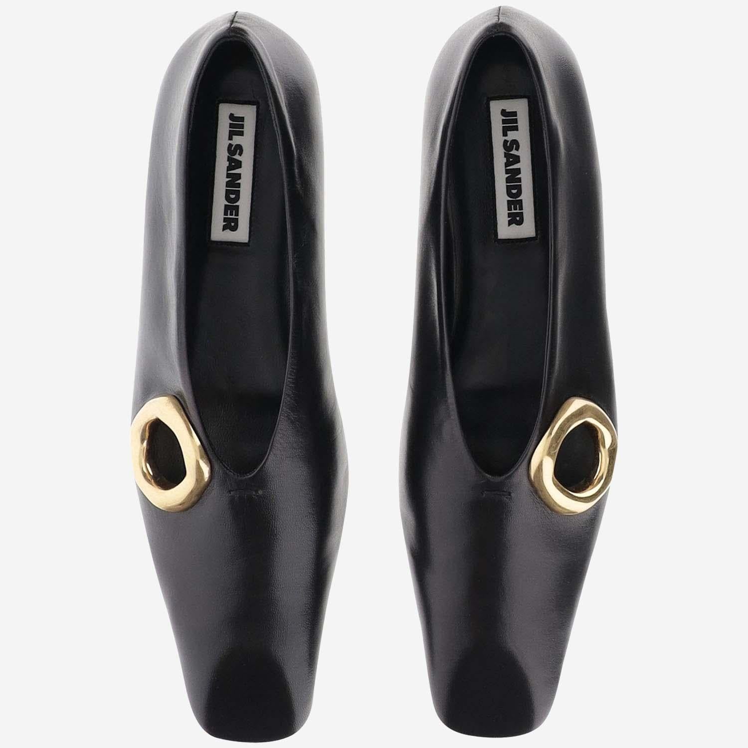 BALLERINE IN PELLE J16WZ0012 P4864001 JIL SANDER 