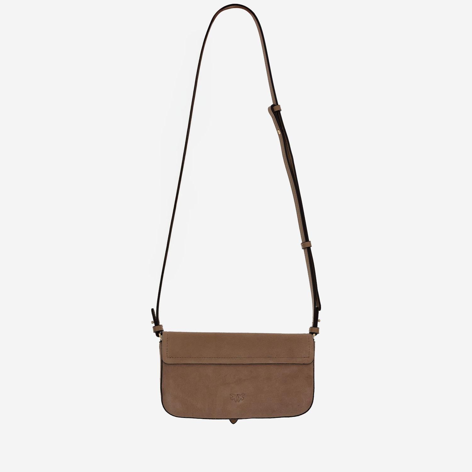 Borsa a tracolla Saddle in pelle 105349 A0F6L17Q PINKO 