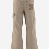 PANTALONI IN MISTO COTONE WDPT324265W BG WE11 DONE 