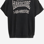T-SHIRT IN COTONE CON EFFETTO DISTRESSED WCJSY0187 001 WILLY CHAVARRIA 