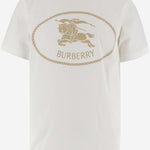 T-SHIRT CON LOGO EKD IN COTONE 8110112 CHALK BURBERRY 