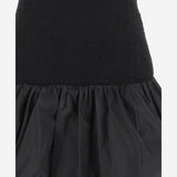 ABITO CON ROUCHE IN MISTO LANA DR2050223 999B PATOU 