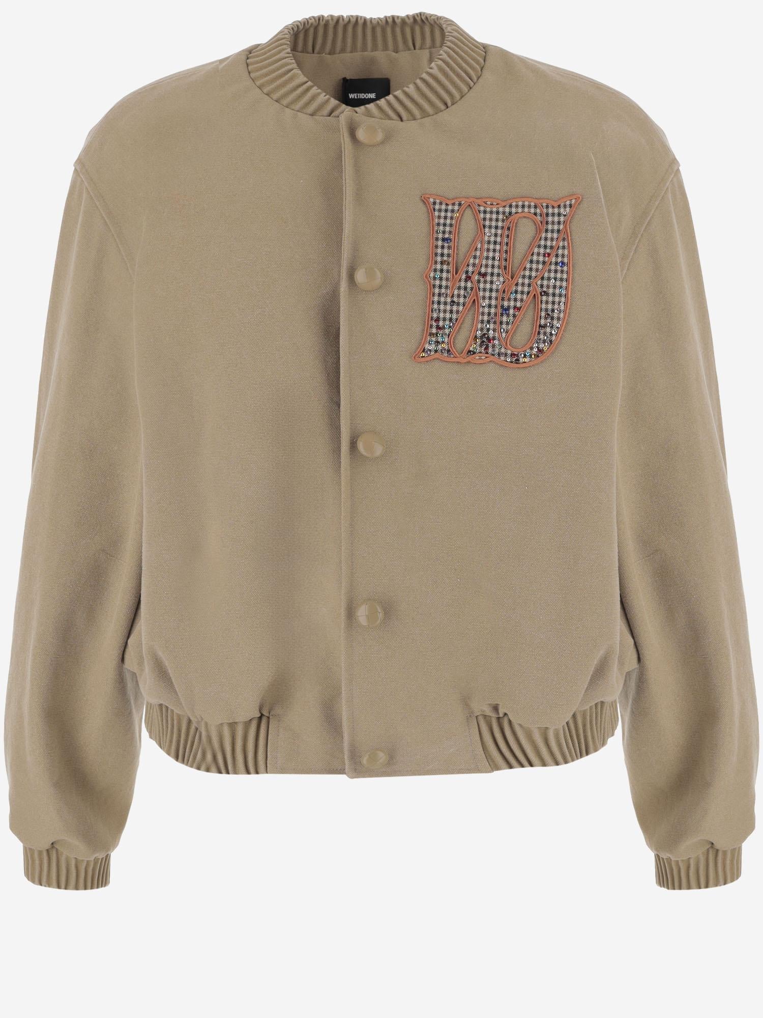 GIACCA IN MISTO COTONE CON LOGO WDJP324030U BG WE11 DONE 