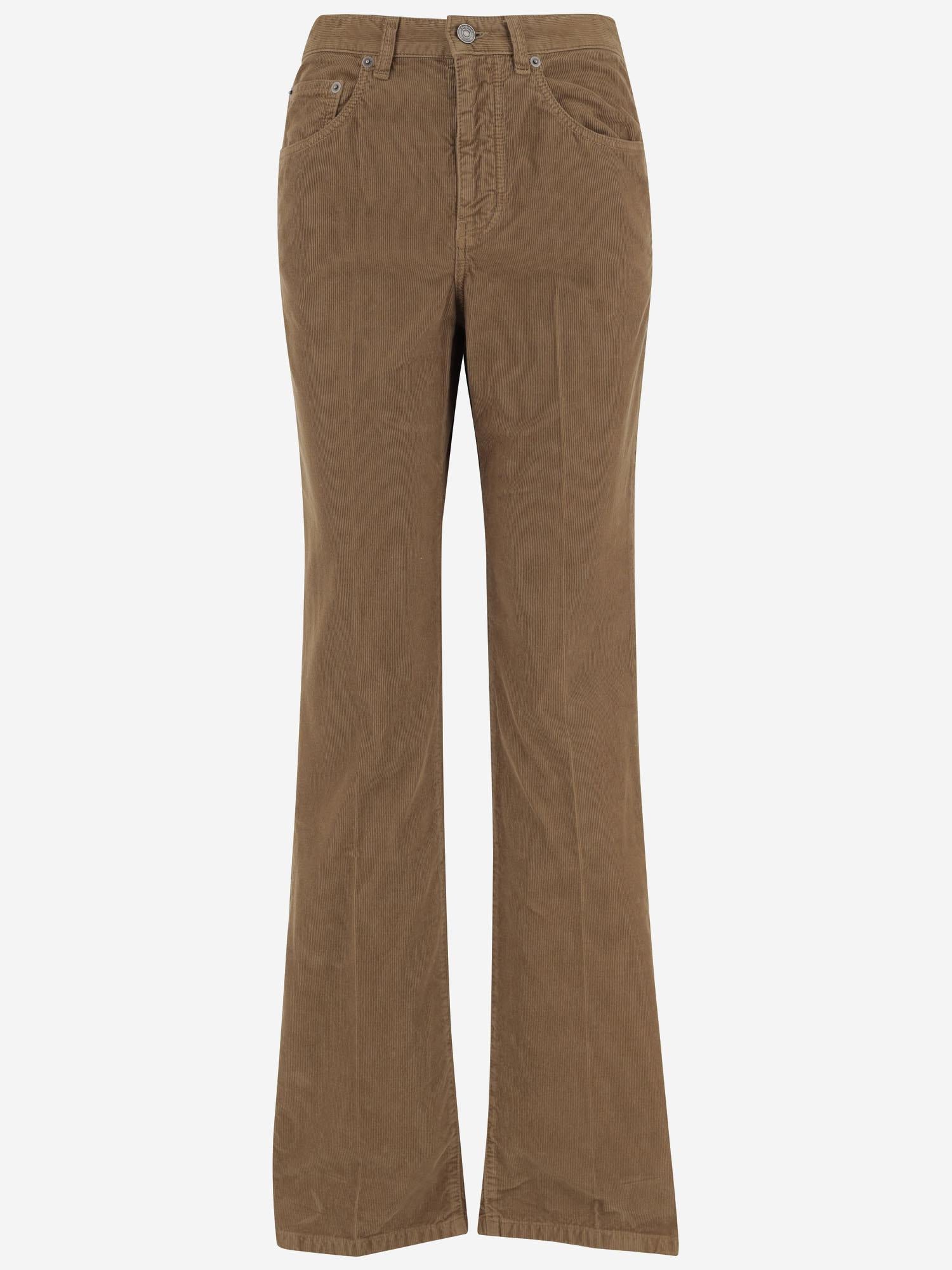 PANTALONI Clyde in velluto a coste 705103 Y29IA2423 SAINT LAURENT 