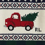 Maglia in cotone con furgone a intarsi 323981051 001 POLO RALPH LAUREN KIDS 