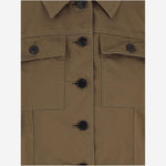 GIACCA CROPPED IN COTONE 818404 Y04VY2100 SAINT LAURENT 