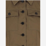 GIACCA CROPPED IN COTONE 818404 Y04VY2100 SAINT LAURENT 
