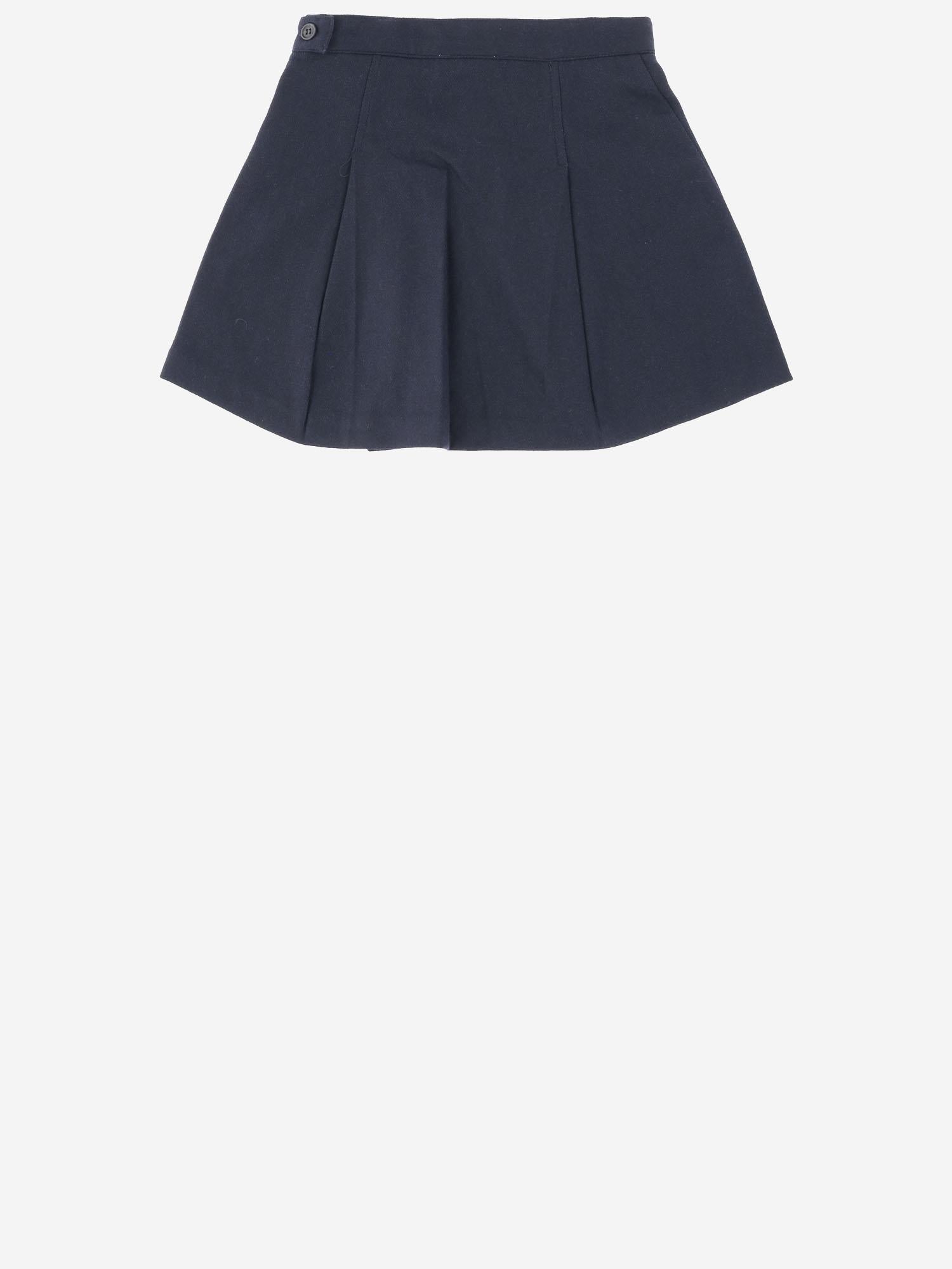 Gonna Jolène in misto lana W05GSKW00029 073 BONPOINT KIDS 