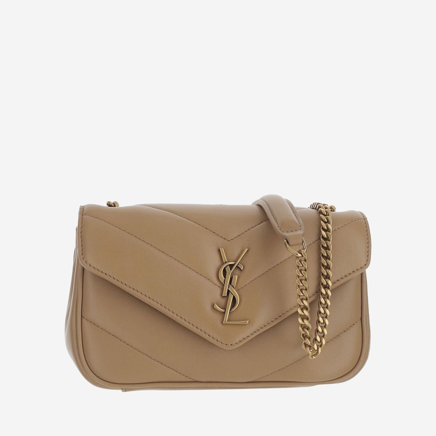 Borsa loulou mini in pelle 821749 AAEAX2357 SAINT LAURENT 