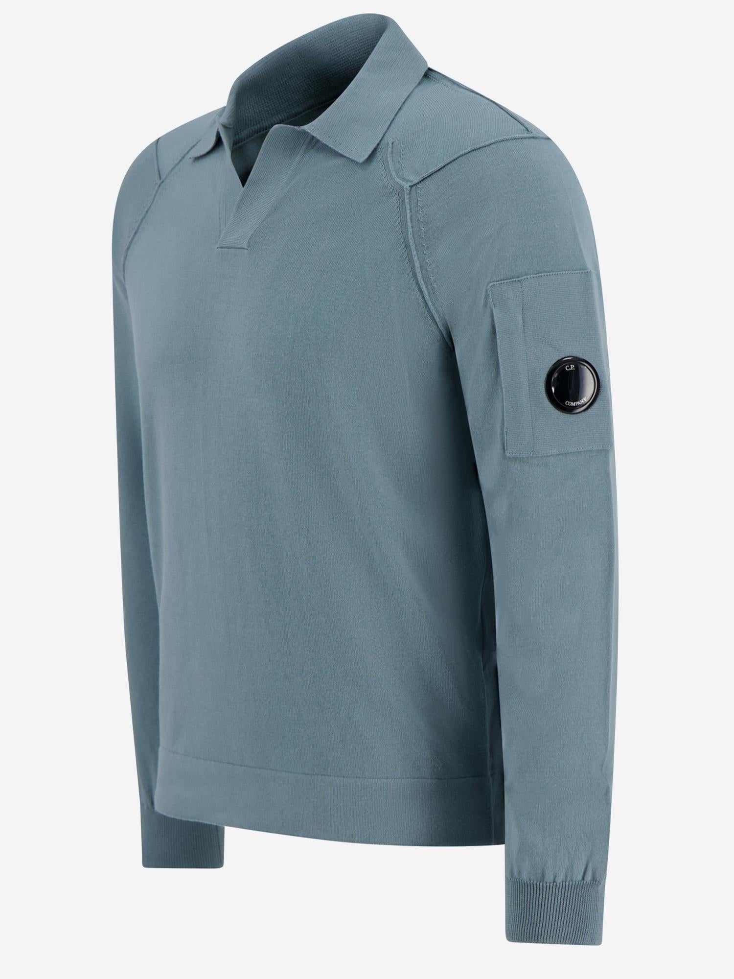 POLO A MANICHE LUNGHE IN COTONE 20CMKN101A 110560A809 CP COMPANY 