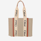 BORSA TOTE MEDIA WOODY CHC22AS383I26 90U CHLOE 