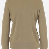 Cardigan in lana 8112164 FLAX BURBERRY 